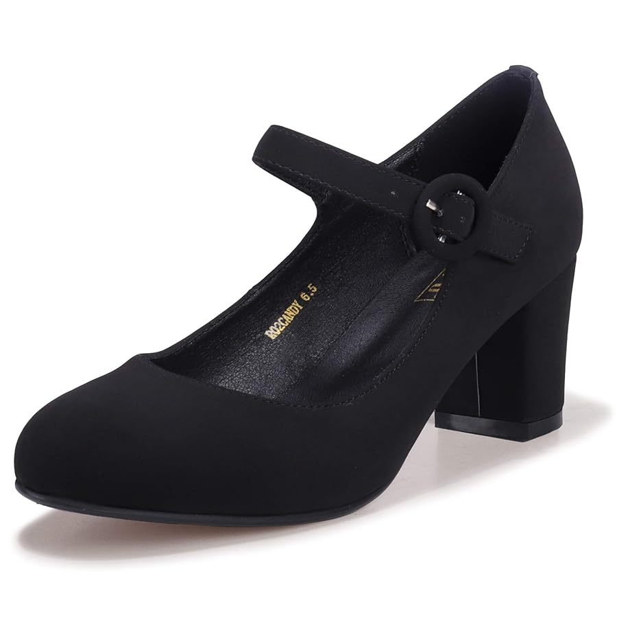 Amazon.com | IDIFU Women's Candy Dress Mary Jane Shoes Low